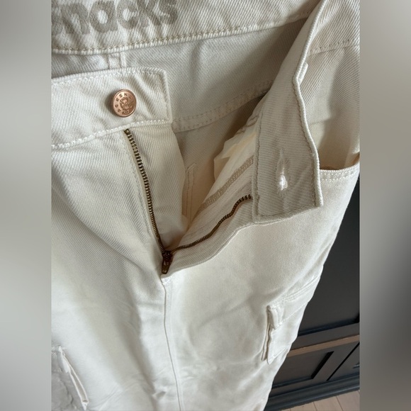 MOTHER SNACKS! The Fun Dip off white Cargo Skirt • 28 - Picture 7 of 11